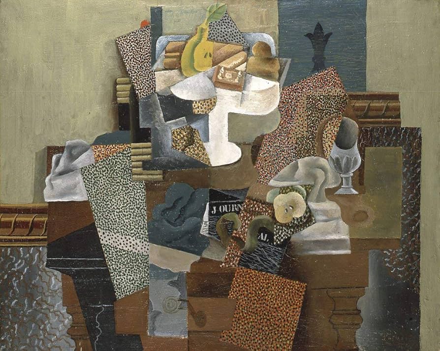 Still Life with Compote and Glass by Pablo Picasso